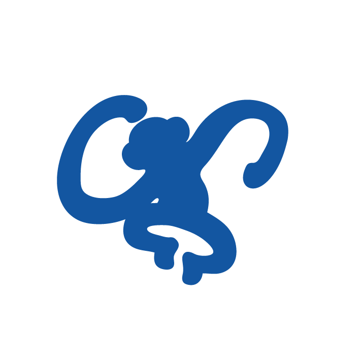 3D Monkey logo